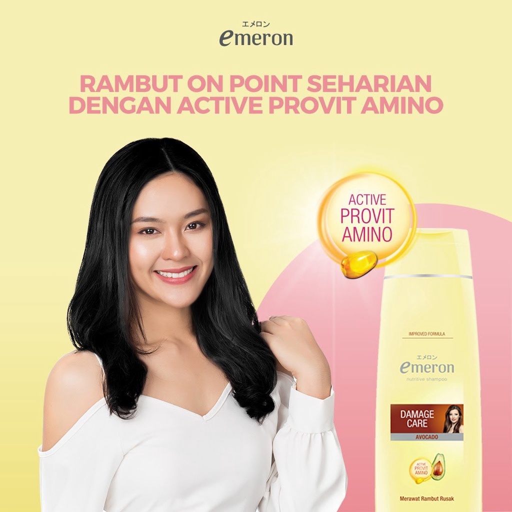 EMERON Damage Care Shampoo Rambut Rusak Patah Kering