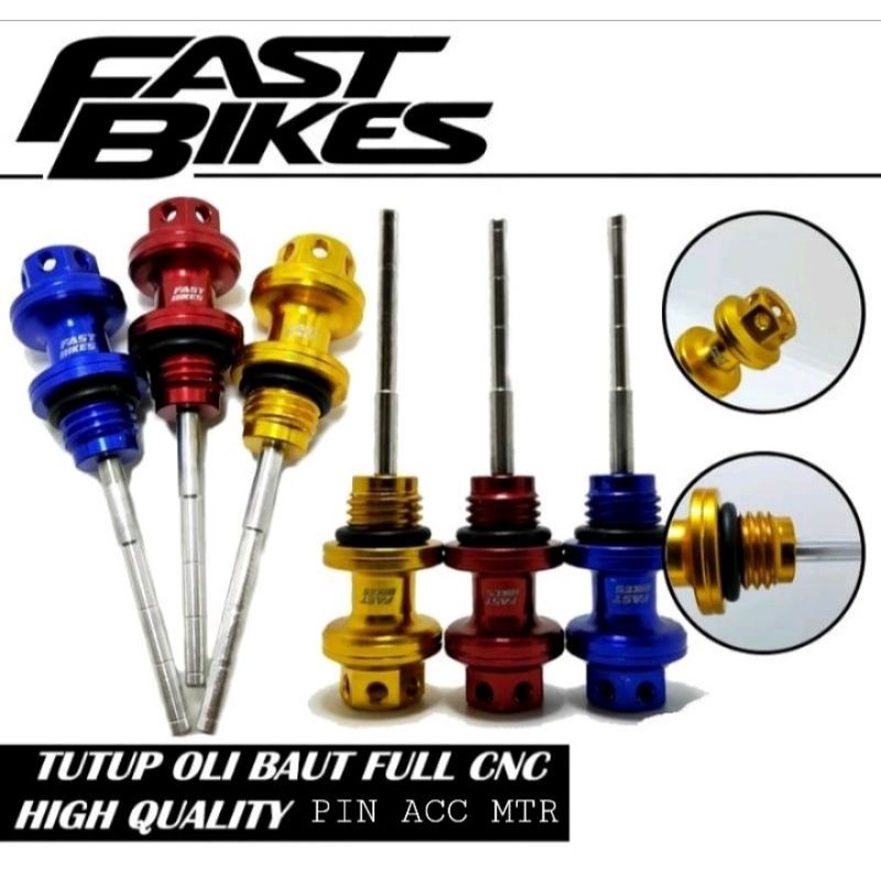 Tutup Oli Jarum Cnc Variasi Model Probolt FastBikes Beat Mio Nmax Vixion Scoopy Vario Xaber Ninja