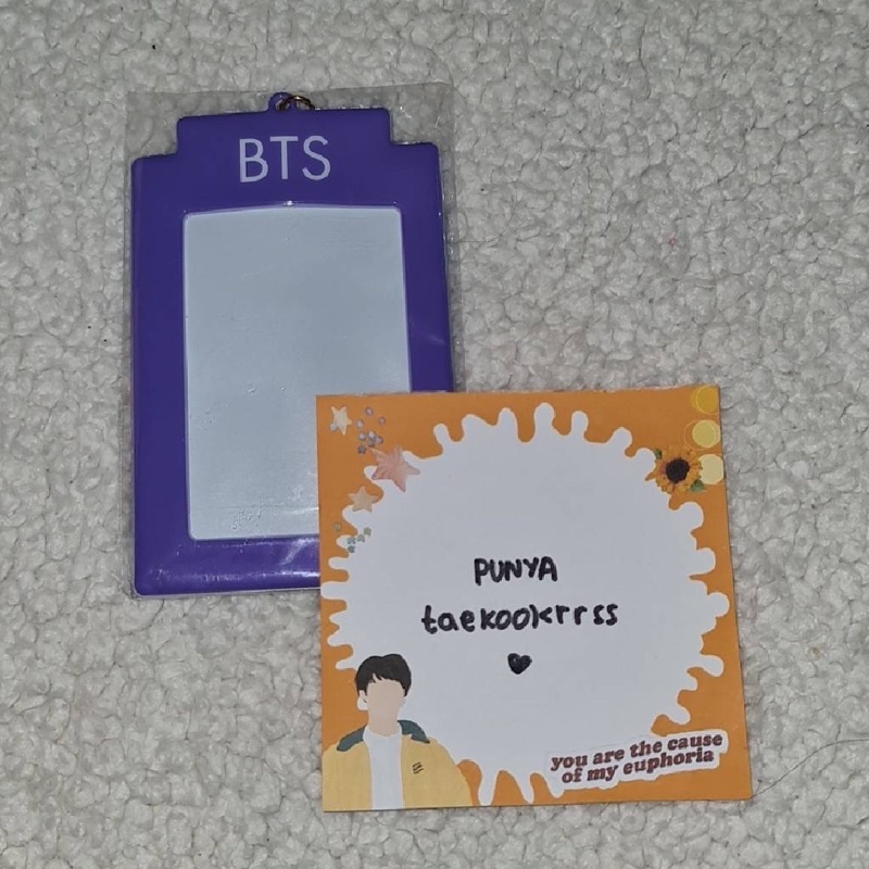 BTS Dicon 101 Sharing Keyring Photocard Holder (Unsealed) (Tempat PC) (PC Holder) (Card Holder Dicon