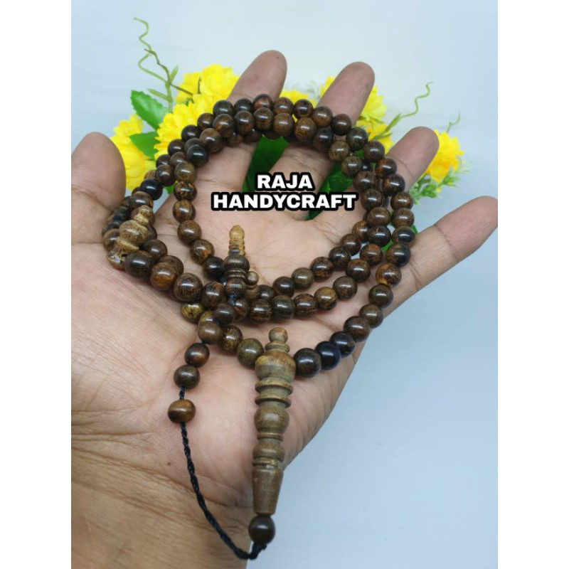 Tasbih Gaharu Grade A 8mm Gaharu Buaya Gaharu Kalimantan Tasbih kayu Gaharu Asli Tasbih Gaharu Wangi