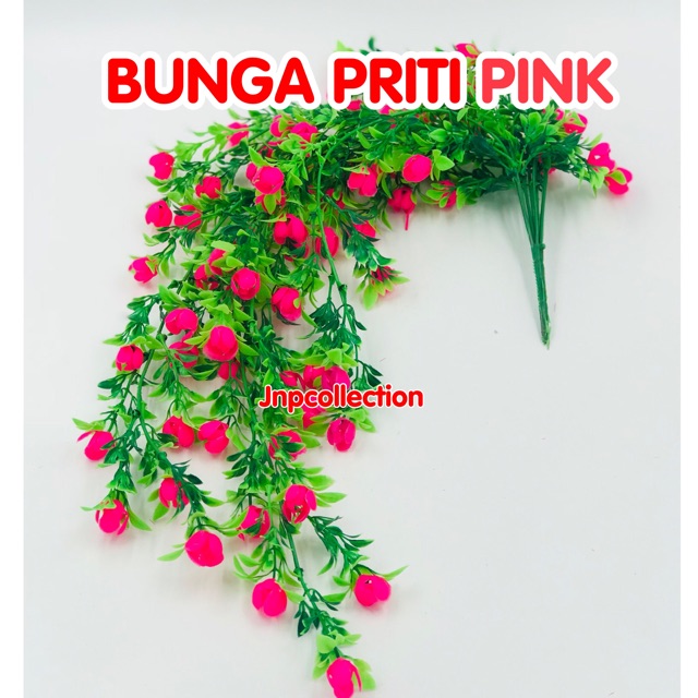 Bunga Plastik Tangkai Priti Warna-2