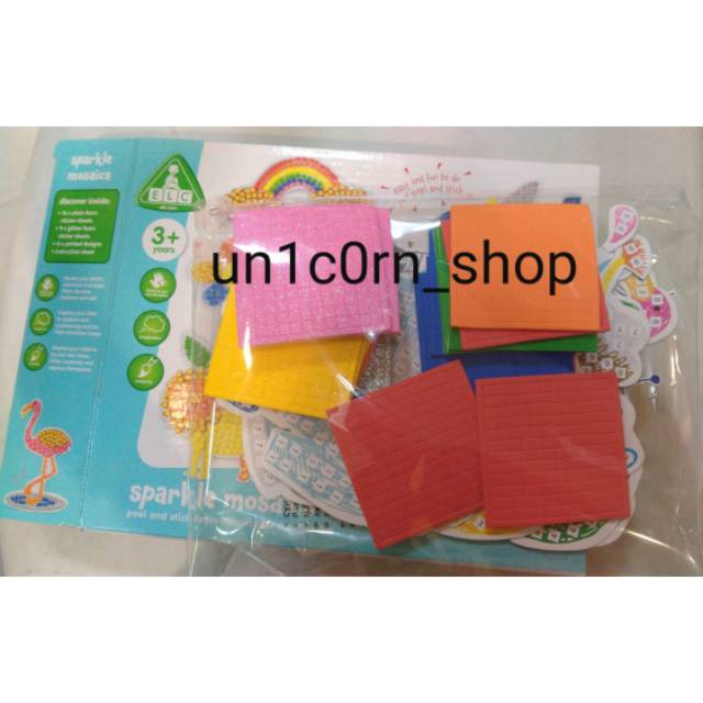 Mainan sticker berpola ELC Sparkle mosaic