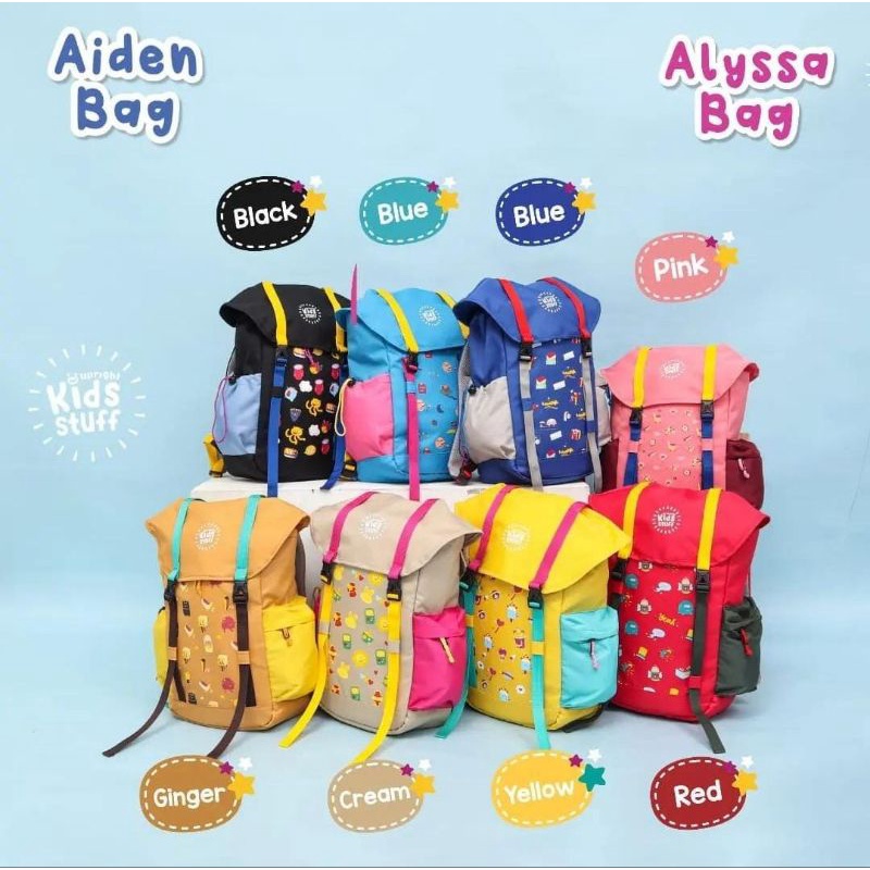tas upright tas sekolah anak tas aiden's alyssa's bag