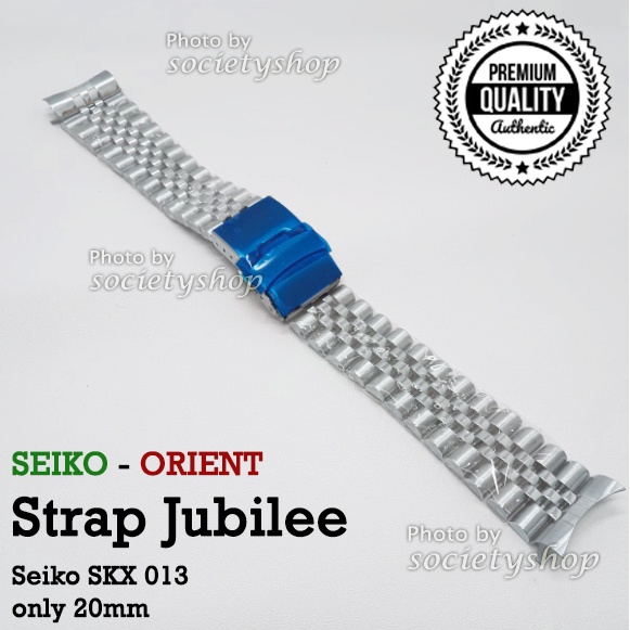 Jubilee STRAP Rantai Jam Tangan Seiko Skx 013 skx13 Watch 20mm tali 20