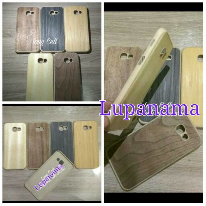 case kayu full protect SAMSUNG A7 2017 case wood SAMSUNG A7 2017