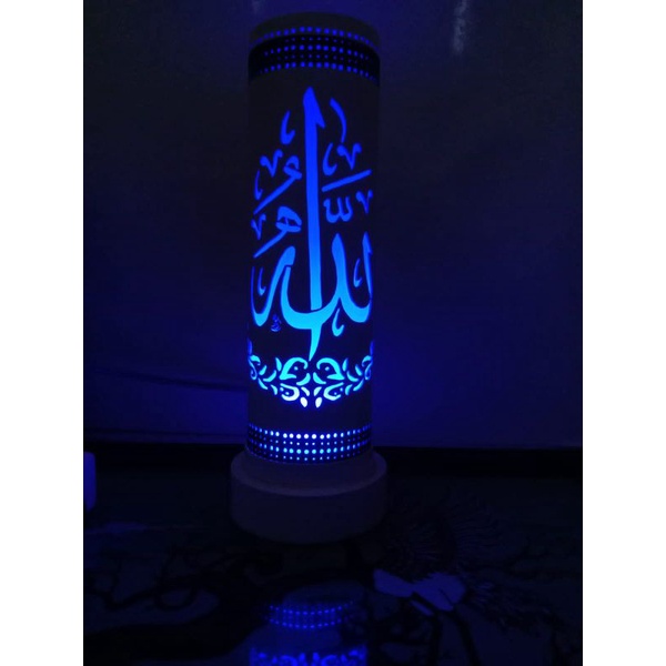 Lampu Hias paralon Lampu Hias Kaligrafi ALLAH/LampuDinding/lampu teras/lampu tidur/lampuledHias/Lamp