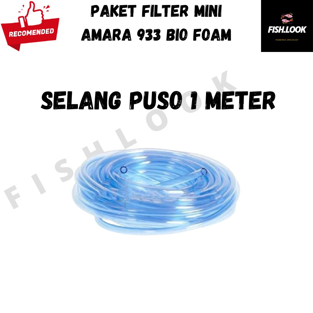 paket filter Amara AA833 / AA833 - Aerator Amara 1 Lubang aquarium biofoam / bio foam amara AA833