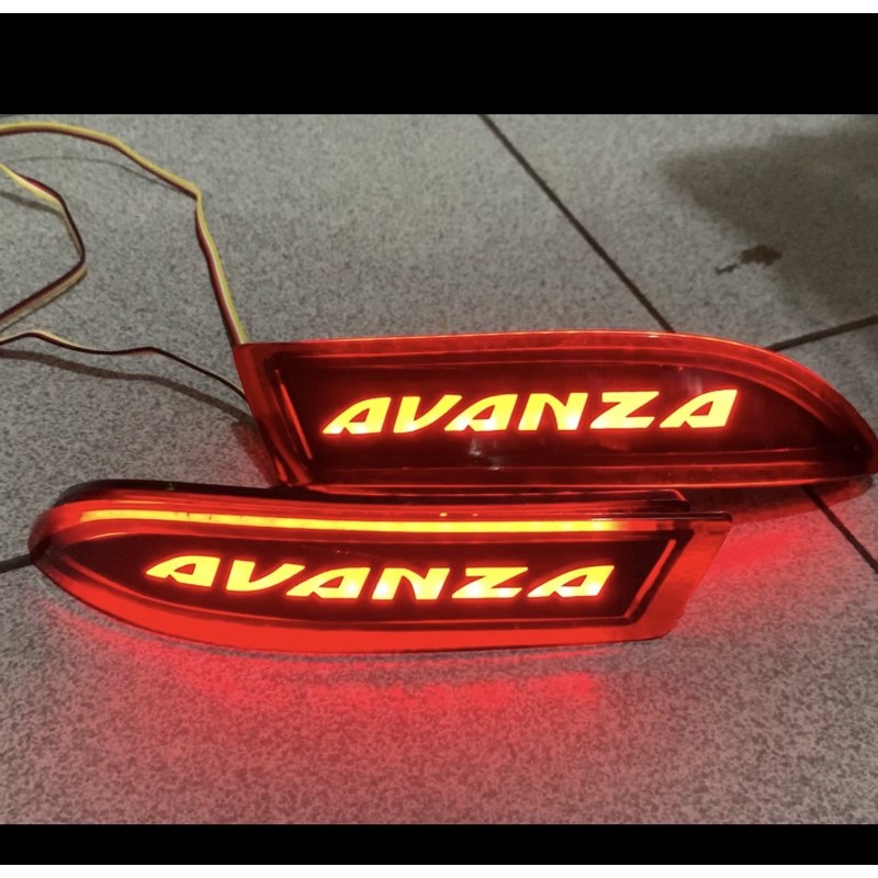 Lampu Bumper Belakang Running LED untuk Avanza 2012-2019
