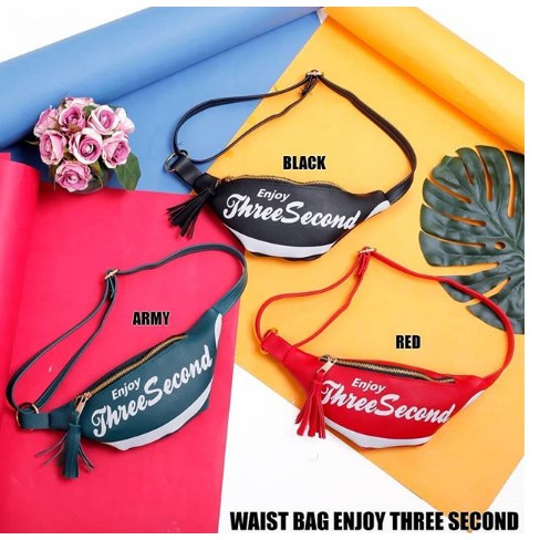 WAIST BAG ENJOY THREE SECOND | Tas Selempang Wanita