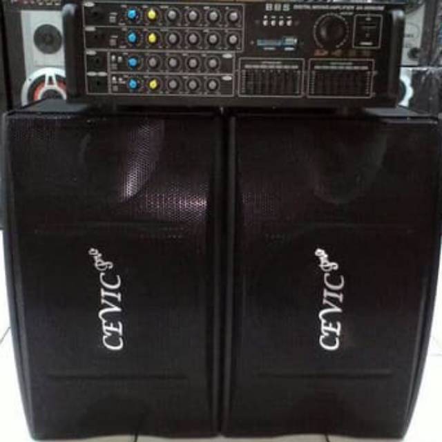 Paket karaoke cevic pro 10 inch dan amplifier BBS SA-3000