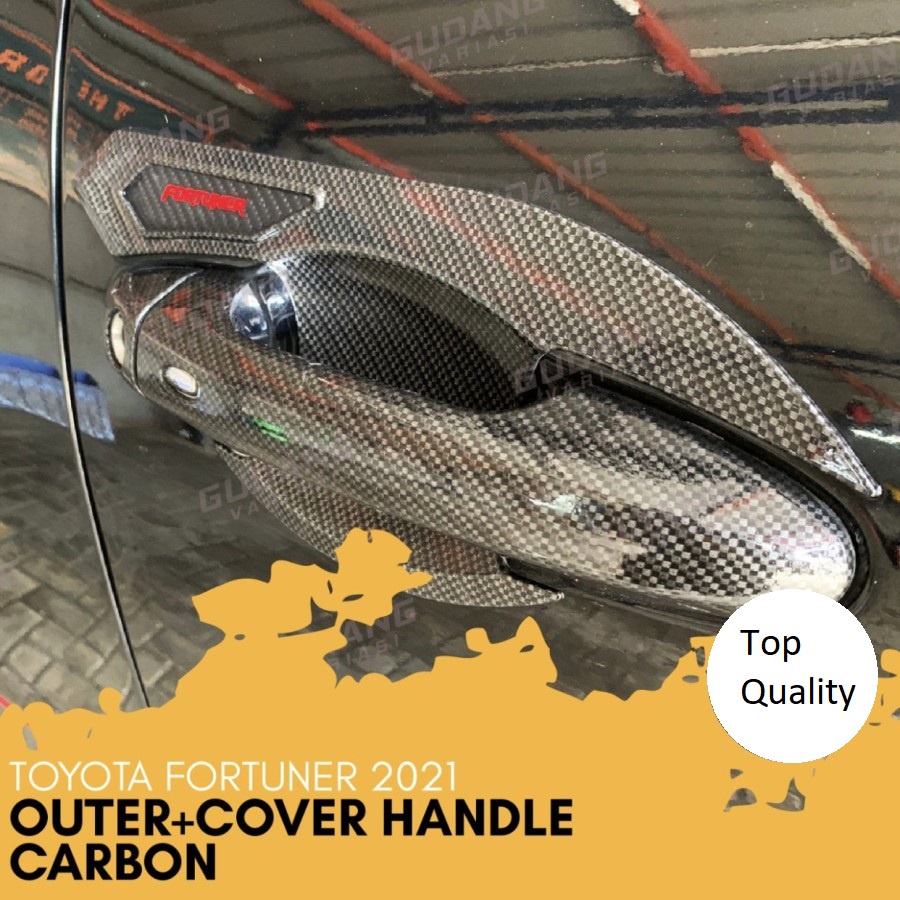 Outer + Handle Fortuner 2021 Karbon