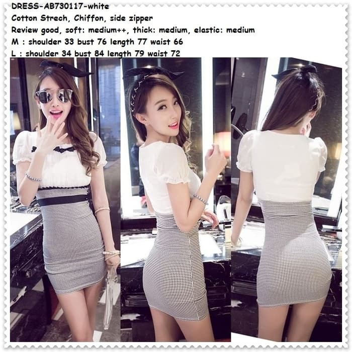 NEW SALE Sexy Party Mini Dress Pesta Putih Bodycon Baju Rok Wanita Korea Import BEST.