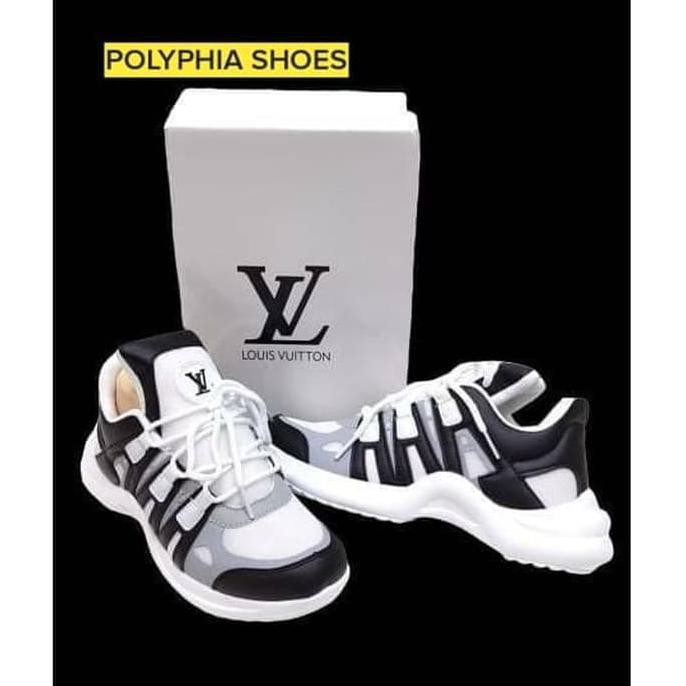 LOUIS VUITTON ARCLIGHT BLACK GRADE ORIGINAL / SEPATU WANITA RUNNING