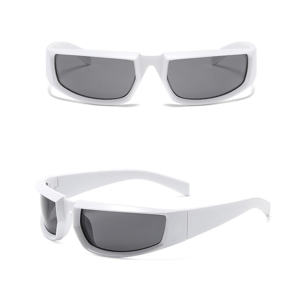 Suyo Y2K Kacamata Hitam UV400 Gaya Punk Untuk Olahraga