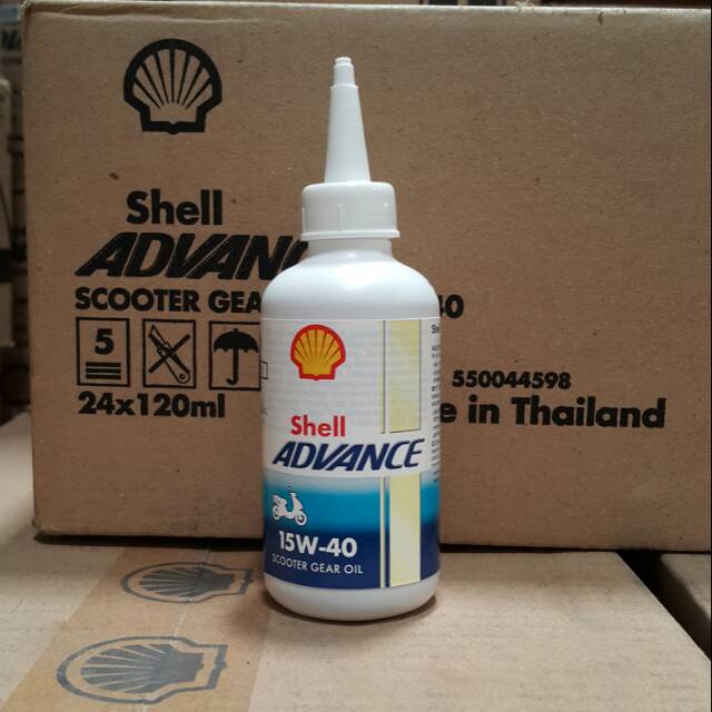 Jual OLI GEAR / GARDAN MOTOR MATIC SHELL ADVANCE GEAR OIL 15W40 120 ML