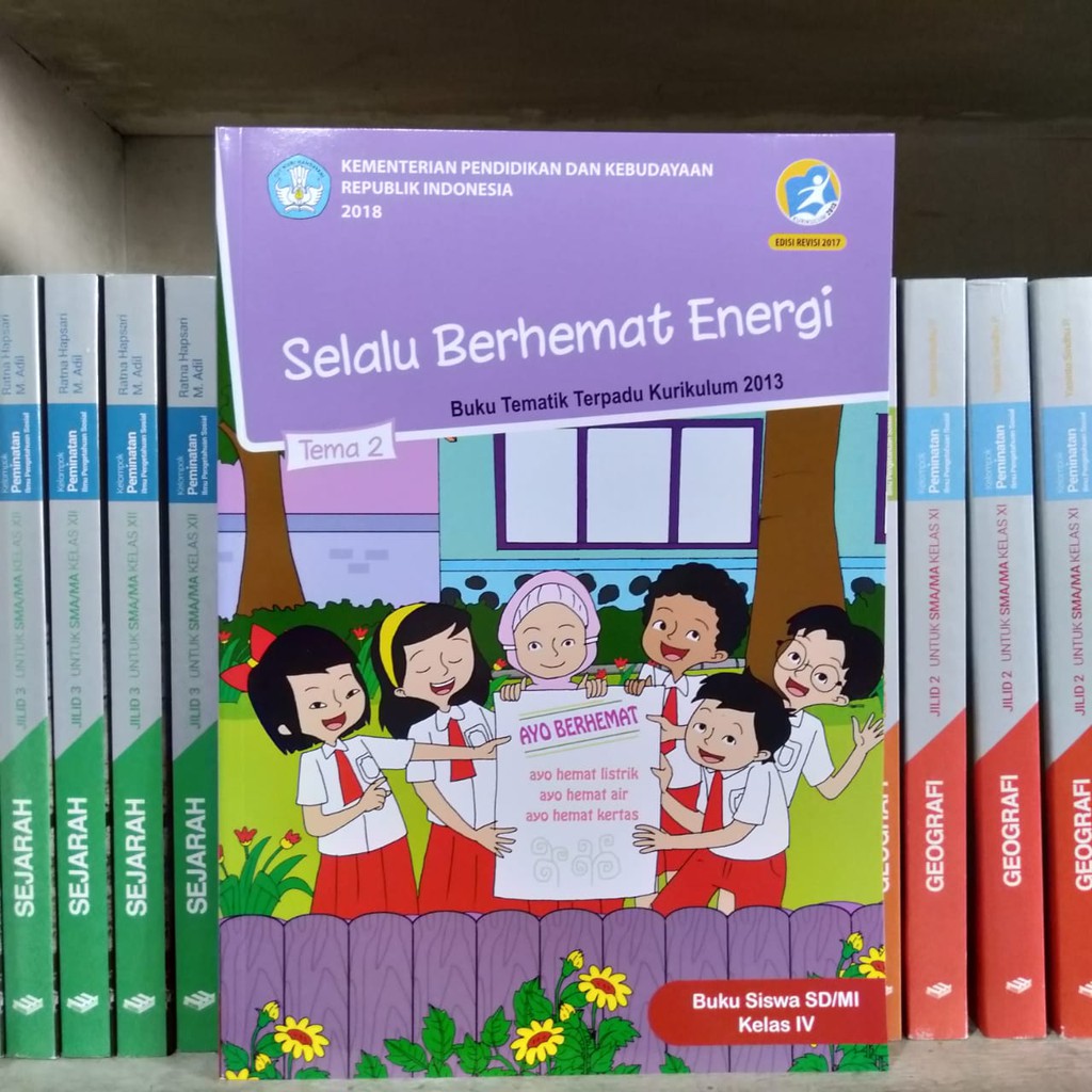 BUKU PAKET TEMATIK SD KELAS 4 TEMA 2 SELALU BERHEMAT ENERGI