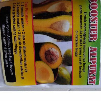 boster apokat pemicu cepat berbunga dan berbuah