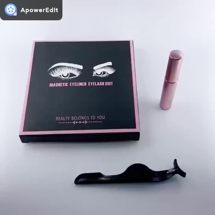 Mysterygirl - Bulu Mata Magnet Eyelash Magnetic Eyeliner 1 SET 3psg Bulu Mata Palsu Magnetik Beauty