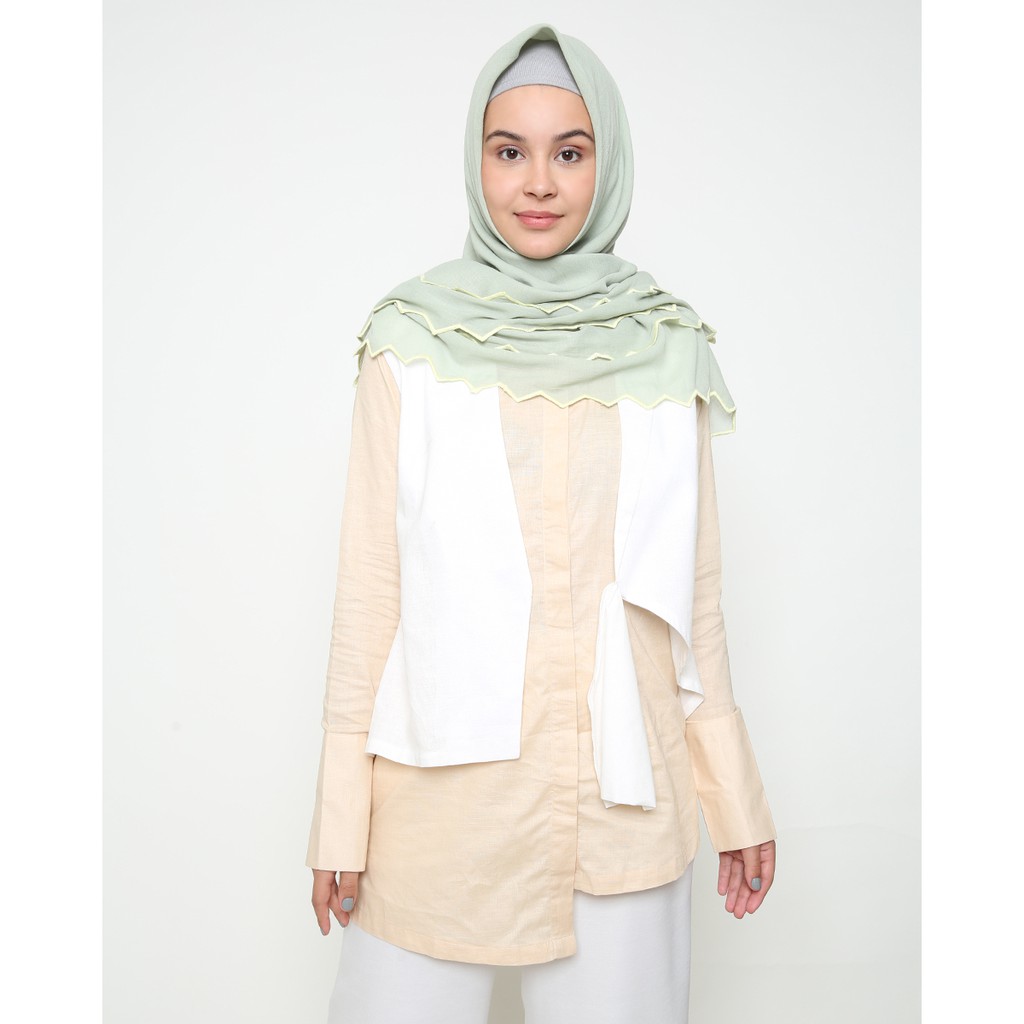 ZOYA SHIRT KHAKI - RUMAH AYU X JEFFRY TAN