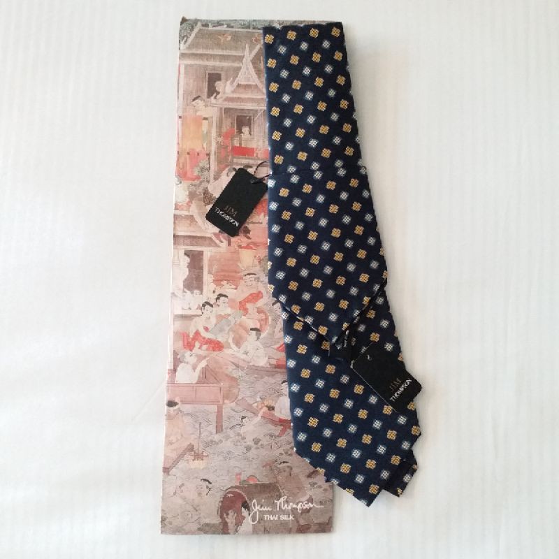 JIM THOMSON Silk Tie - Blue