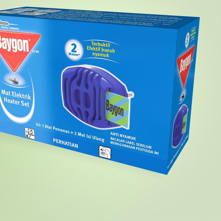 Gratis Ongkir KODE-764 Baygon MAT Elektrik Heater Set