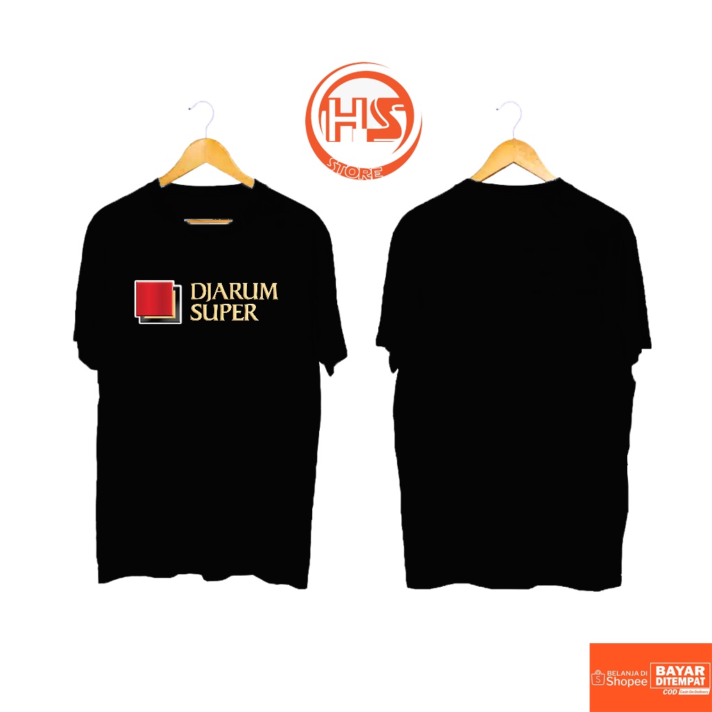 Kaos Logo DJARUM SUPER T shirt Pria Wanita Baju Distro Full Print Original