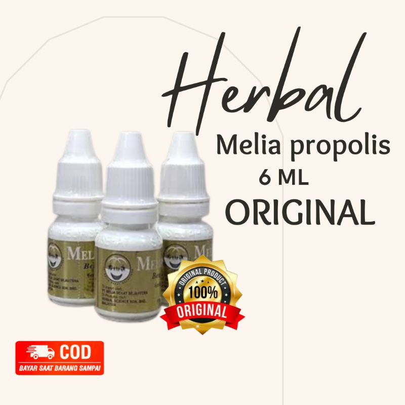 

(ORIGINAL) Melia Propolis Original 6ml/Propolis 6ml/botol-Harga per botol