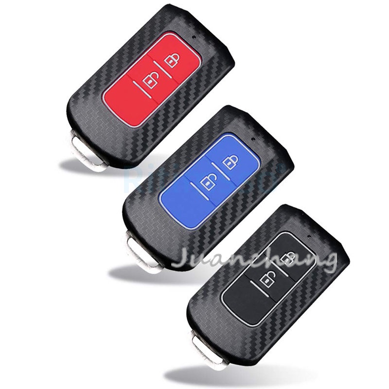 Casing Kunci Mobil Mitsubishi Outlander 3 Lancer 10 L200 ASX Colt Pajero sport ECLIPSE CROSS Mitsubishi 2x3 Tombol Paroder