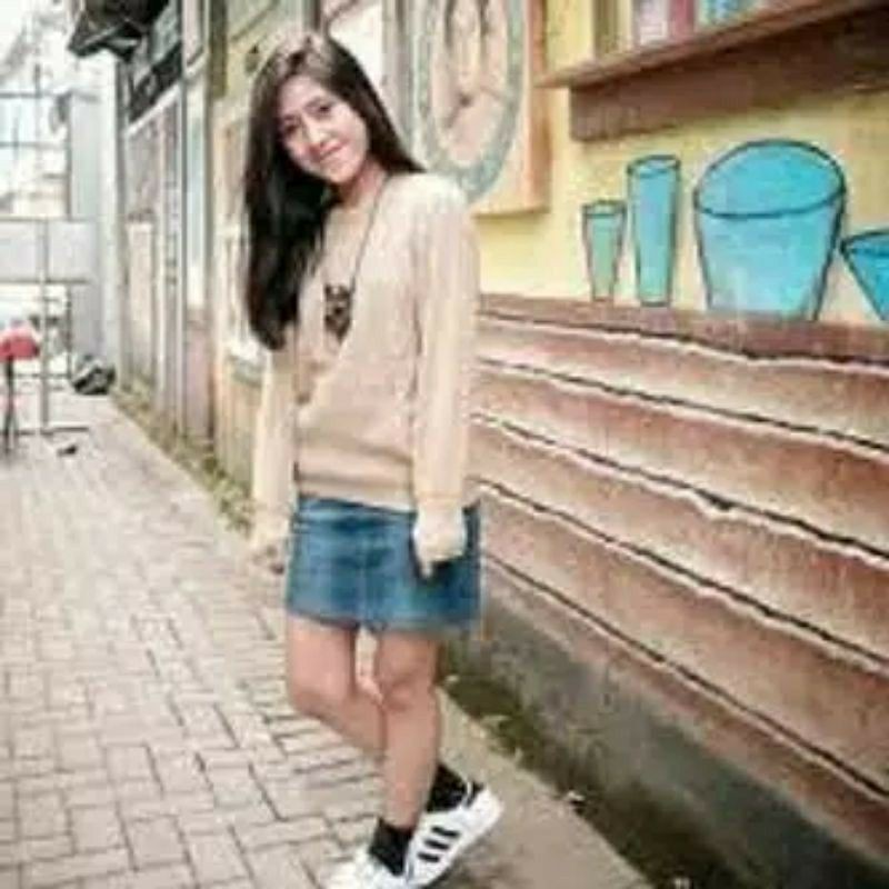 Roundhand Sweater Rajut / Cardy Wanita