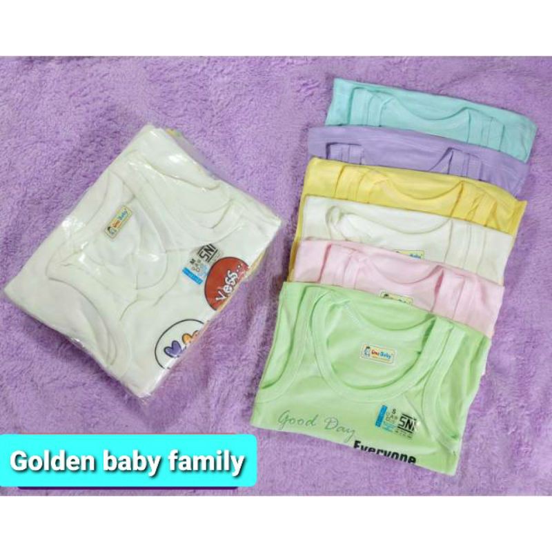 Singlet one baby per 6 pcs  Motif Uk S ~ XL