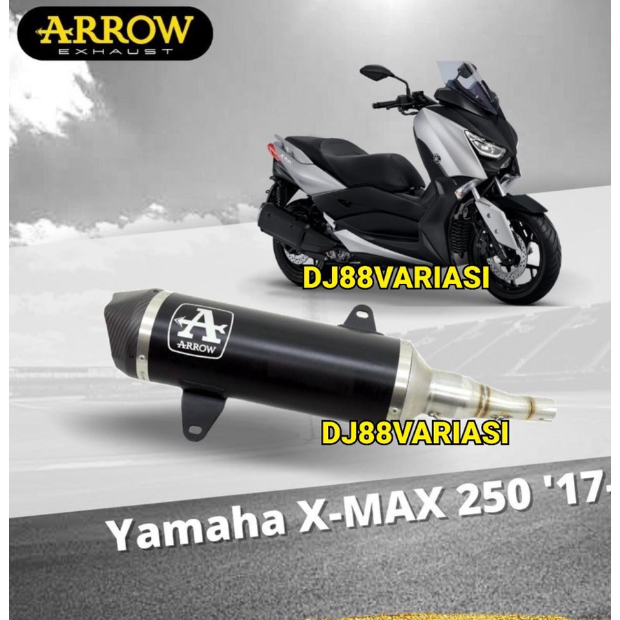 Knalpot arrow Yamaha XMAX 250 slip on original exhaust xmax250