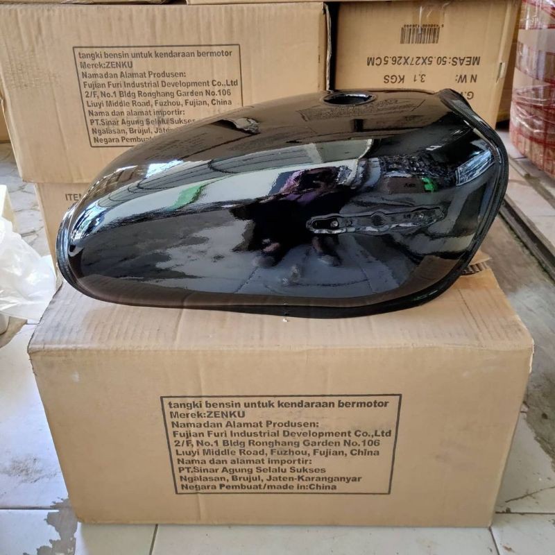 Tangki Cb100 Cat Hitam