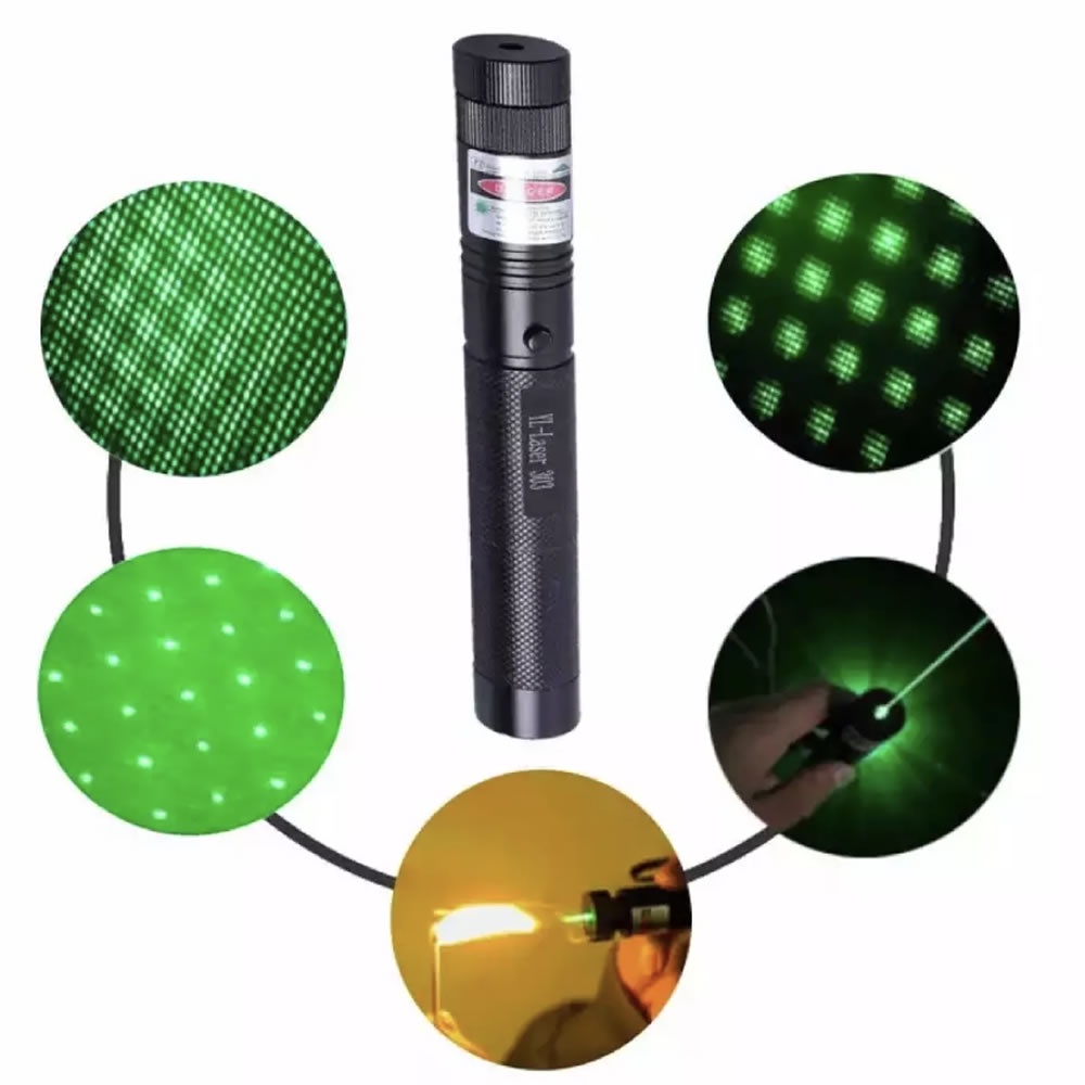 Green Laser Pointer 303 / Senter Jarak Jauh Presentasi Rechargeable