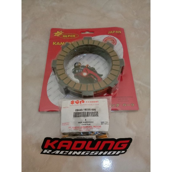 kampas kopling fr80 + per kopling smash