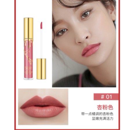 LAMEILA Lipstick Cair 6 Warna Matte Tahan Lama / Lip Gloss DJ 763