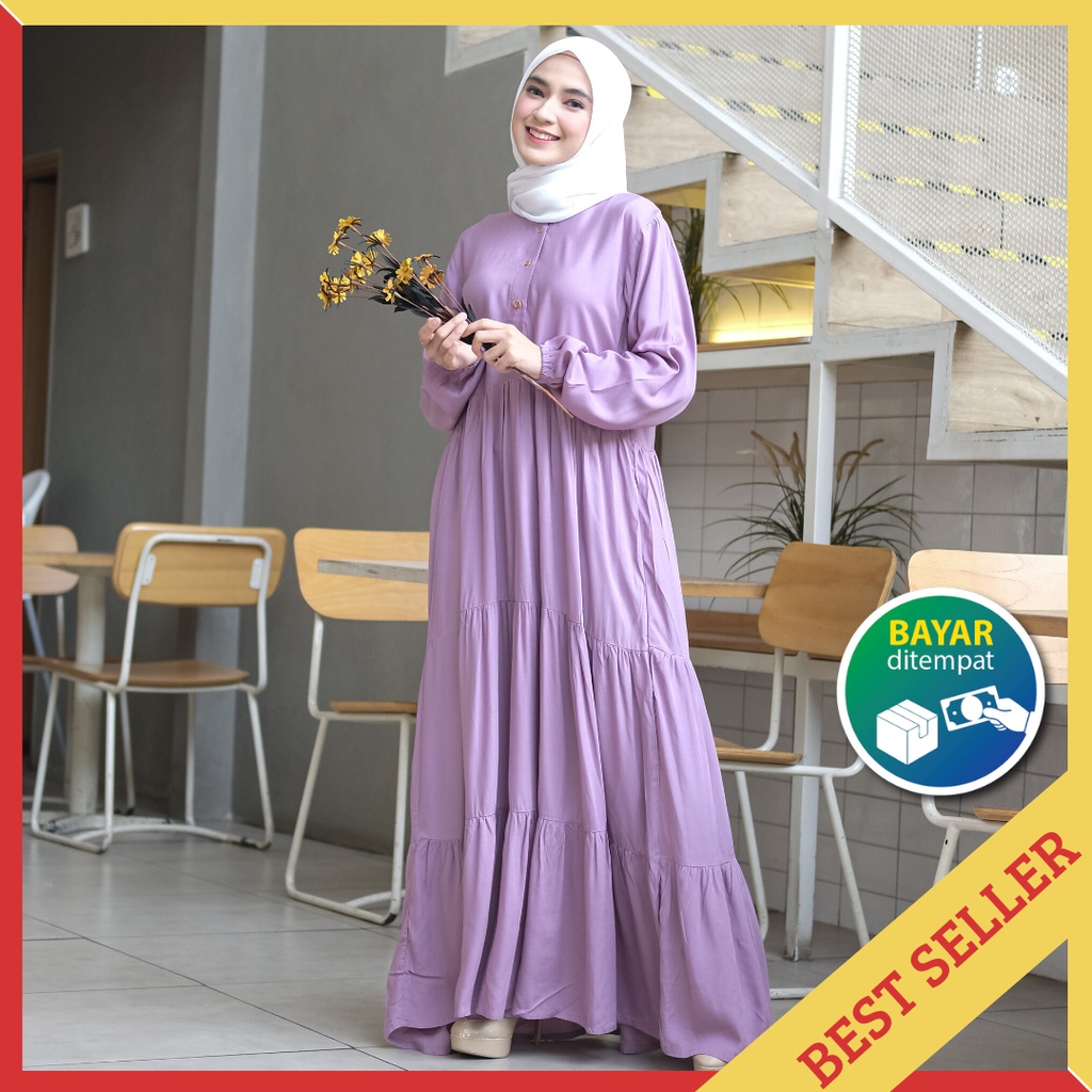 Homey Dress Polos Terlarisss | Gamis Dewasa Polos Jumbo | Gamis Rayon Busui | Homey Dress Busui | Ho