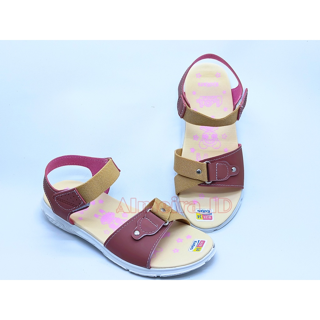 Sandal Anak Perempuan Slip On Kickers Karakter Terbaru | Sandal Anak Cantik &amp; Simpel | Sandal Anak Berkualitas