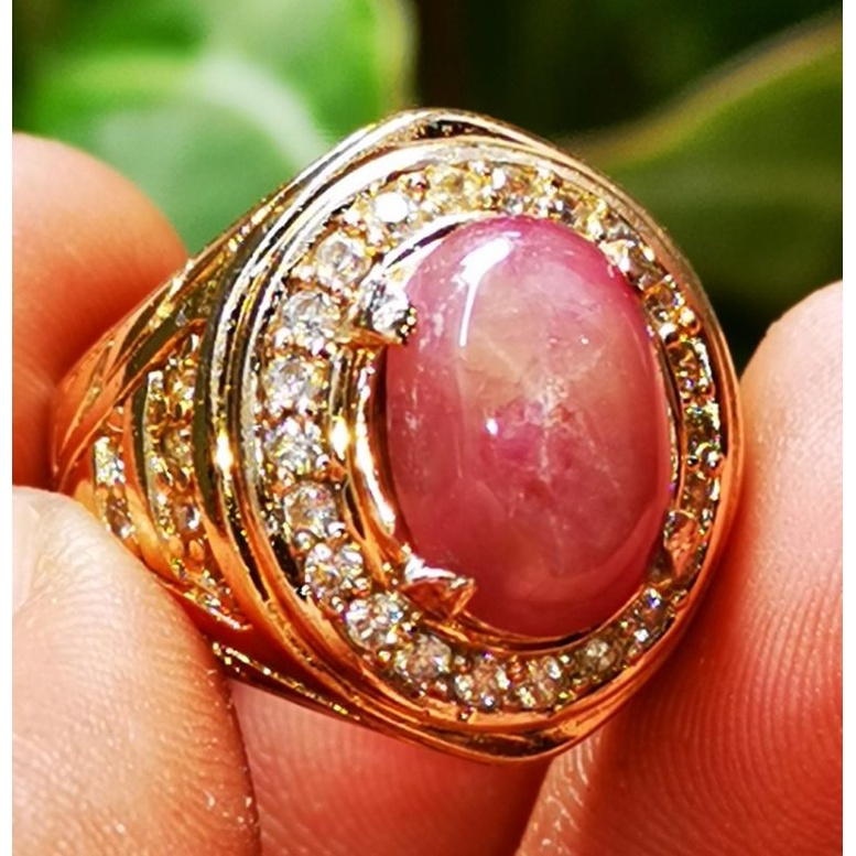 Batu permata natural ruby star burma