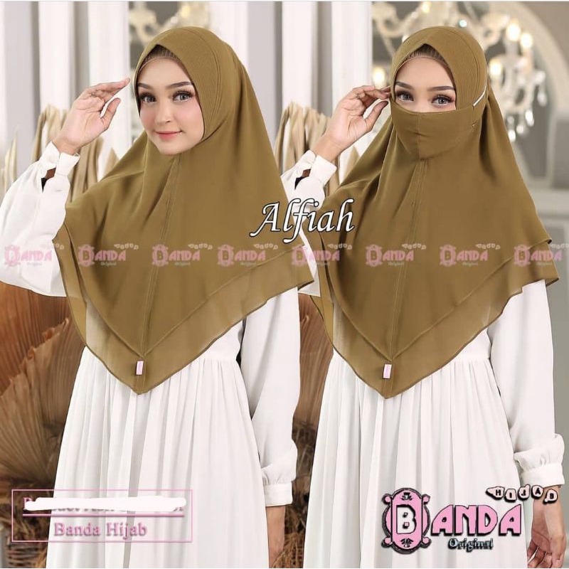ALFIYAH Hijab instant murah real picture