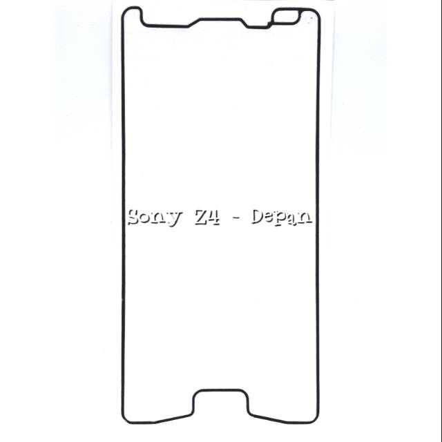 

Lem Adhesive LCD Touchscreen Sony Xperia Z3 + / Z4 Double Tape Depan Z 4