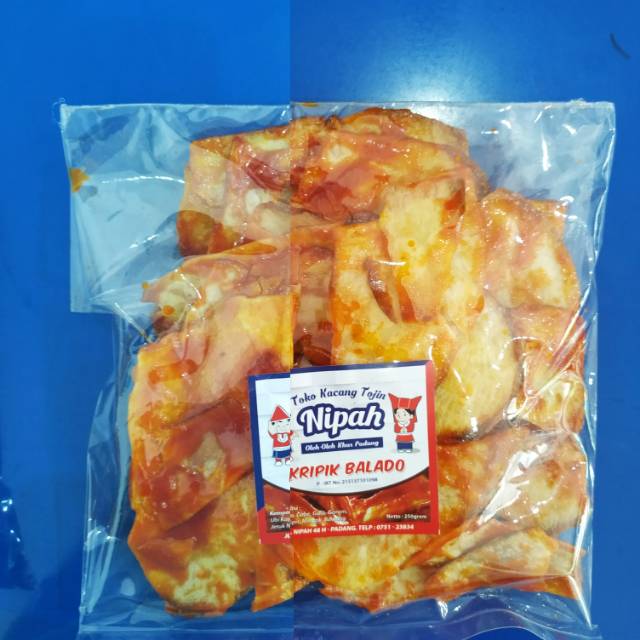 

KERIPIK BALADO KHAS PADANG ( 1/4 )