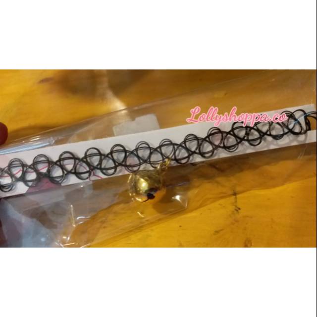 Tatto choker bell / choker tatto
