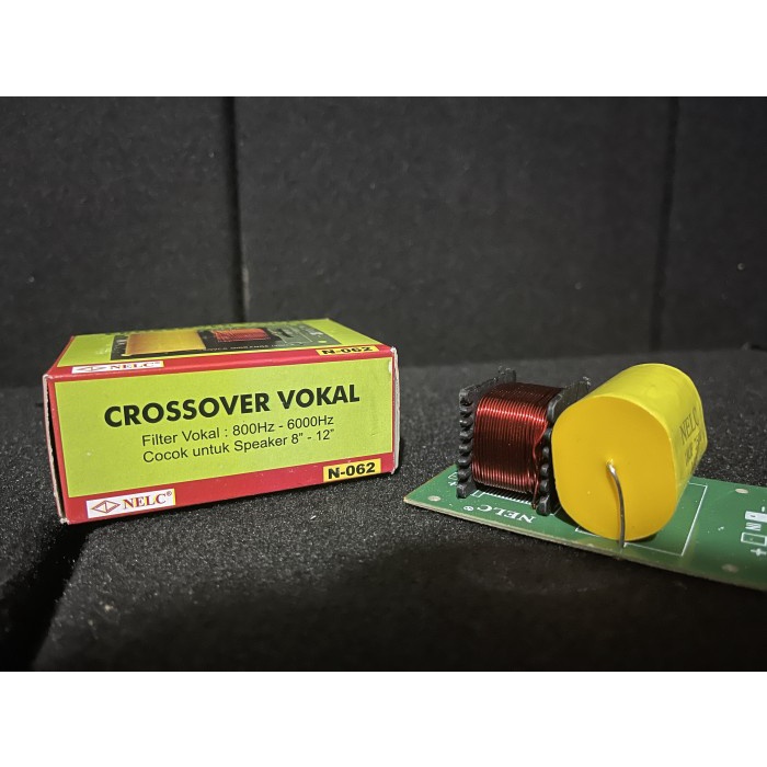 Nelc Crossover Vokal N-062 Untuk Speaker 8 - 12" Very Chip