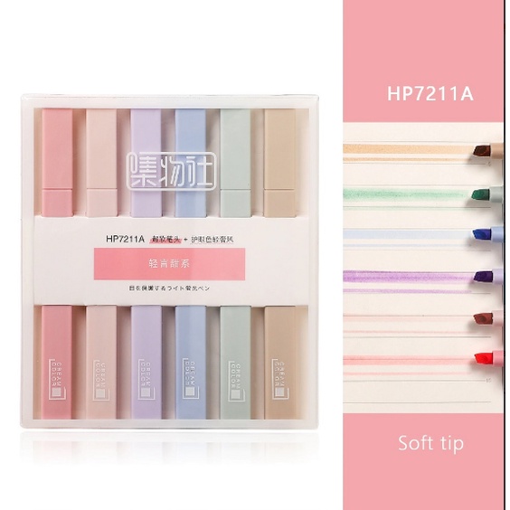 

Highlighter Spidol Stabilo Marker Liner Sweet Series 6 PCS - Mix Color