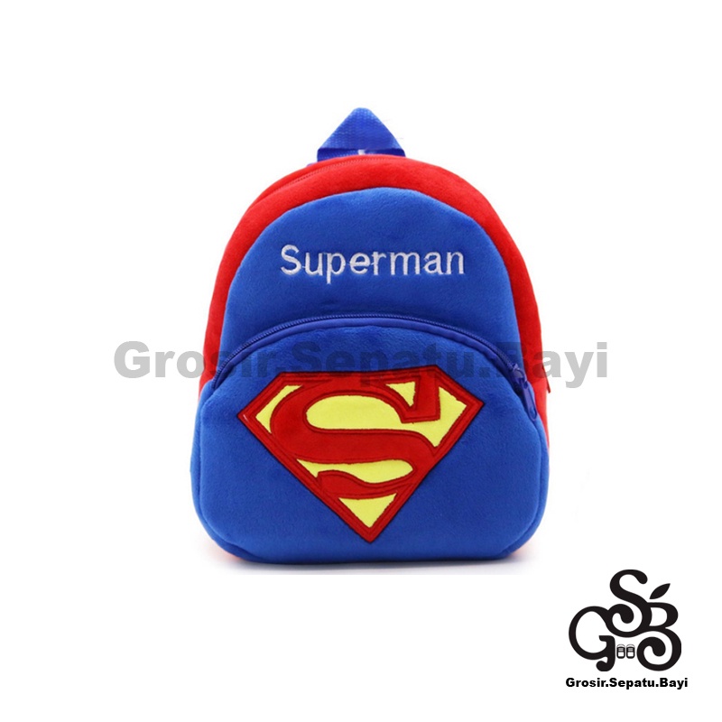 tas anak tas ransel anak tas backpack bag motif karakter superhero