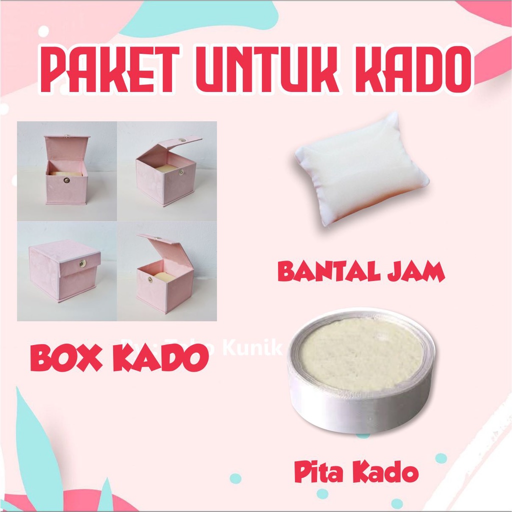 

Box kotak dus tempat wadah kado hadiah Jam Tangan Motif Kayu All size ANTI PECAH