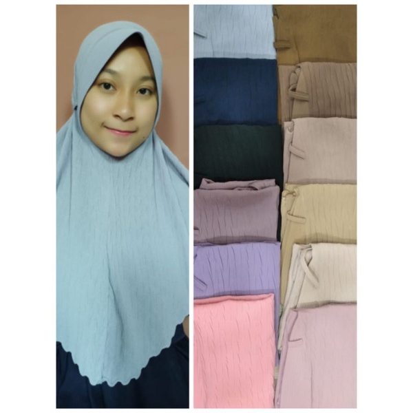 Bergo Plisket Padi / Bergo Maryam Padi