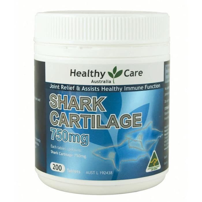 Healthy Care Shark Cartilage 750mg  200Tabs