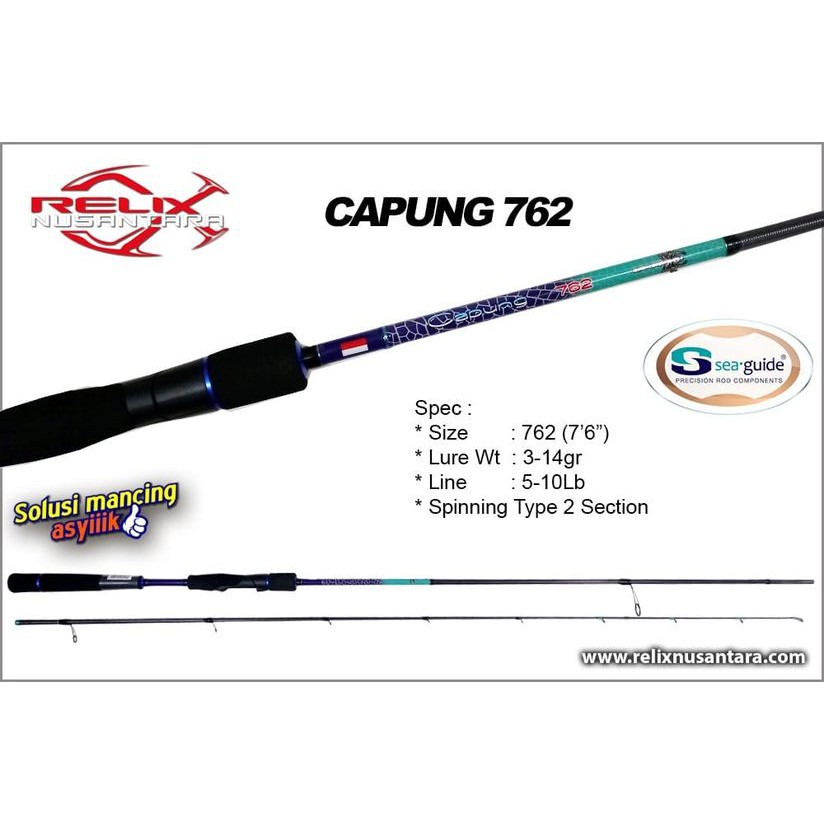 Rod RELIX NUSANTARA CAPUNG 762 / 230cm (Line Test 5-10lbs)