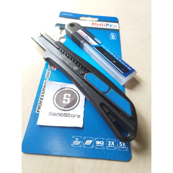 

MULTIPRO Pisau cutter kater professional snap off cutt 18 mm